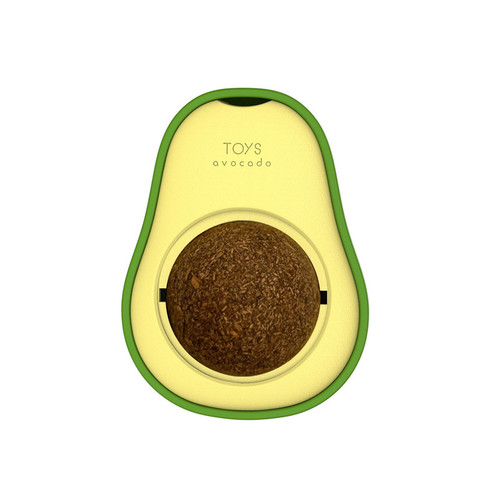 Internet celebrity avocado catnip ball fun cat toy gallworm fruit tease cat relieve boredom cat supplies 