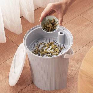 Tea Bucket, Waste Water Bucket, Tea Residue Bucket, Kung Fu Tea Set Accessories, Tea Table Separation Filter, Tea Leakage, Tea Ceremony Water Collection Trash Can