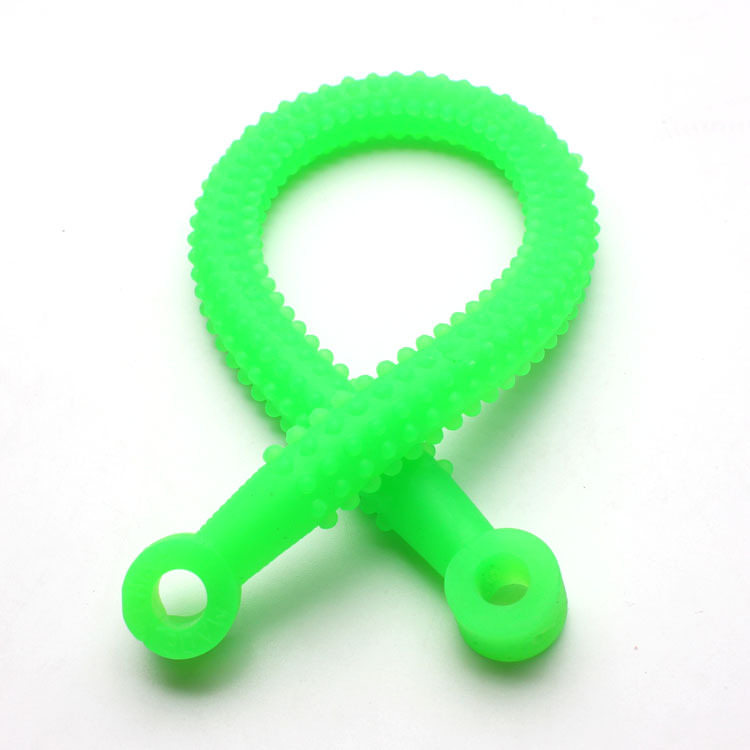 둥근 구멍 국수 (녹색)