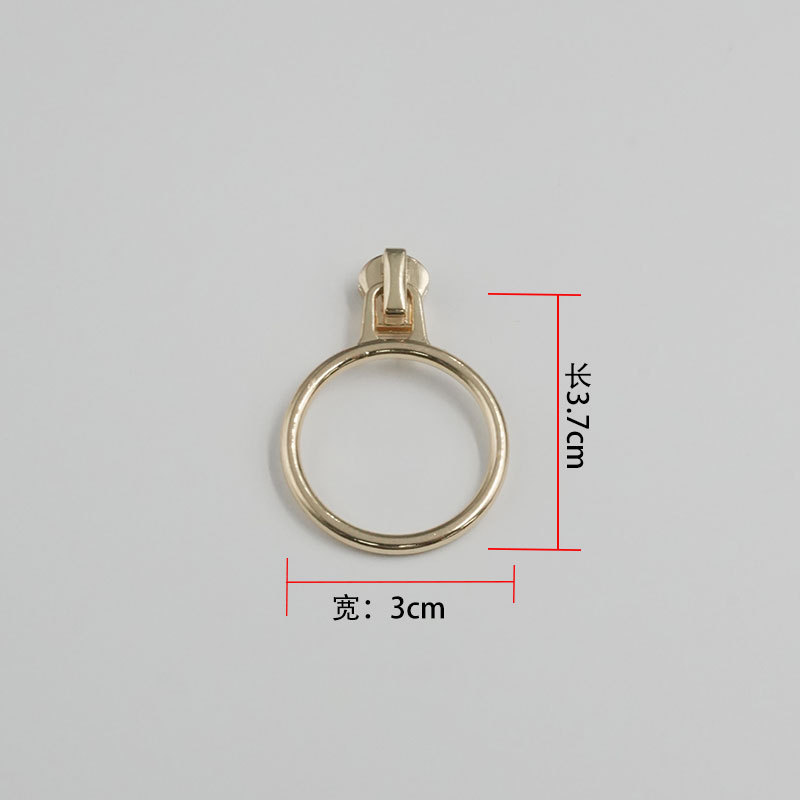 批发金属拉链头 3号拉链头浅金拉头拉片箱包拉链拉扣头5号拉链头|undefined