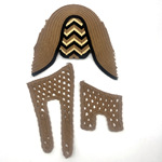 批发定制春夏款涤棉3D飞织半成品鞋面女士运动鞋面透气鞋帮加工