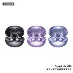 REMAXクリップ耳式OWS真 � � ワイヤレス音楽通话bluetoothイヤホンオープン高解像度コンパクトイヤホンW29
