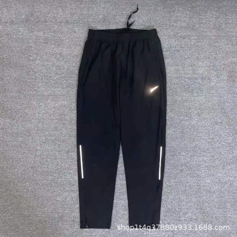 Cross-Border Woven Breathable Sports Pants for Athletes Like Su Bingtian, Featuring Reflective Quick-Dry Features Cross-Border Woven Breathable Sports Pants for Athletes Like Su Bingtian, Featuring Reflective Quick-Dry Features