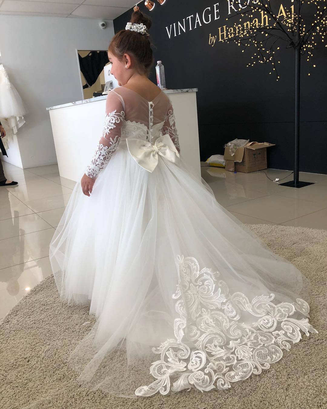 Children's dress Princess Dress little girl wedding dress