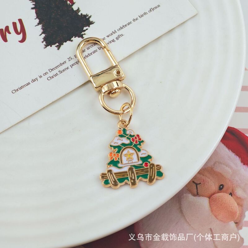 圣诞节钥匙扣礼物盒合集可爱卡通雪人钥匙链创意挂饰饰品包包挂件|undefined