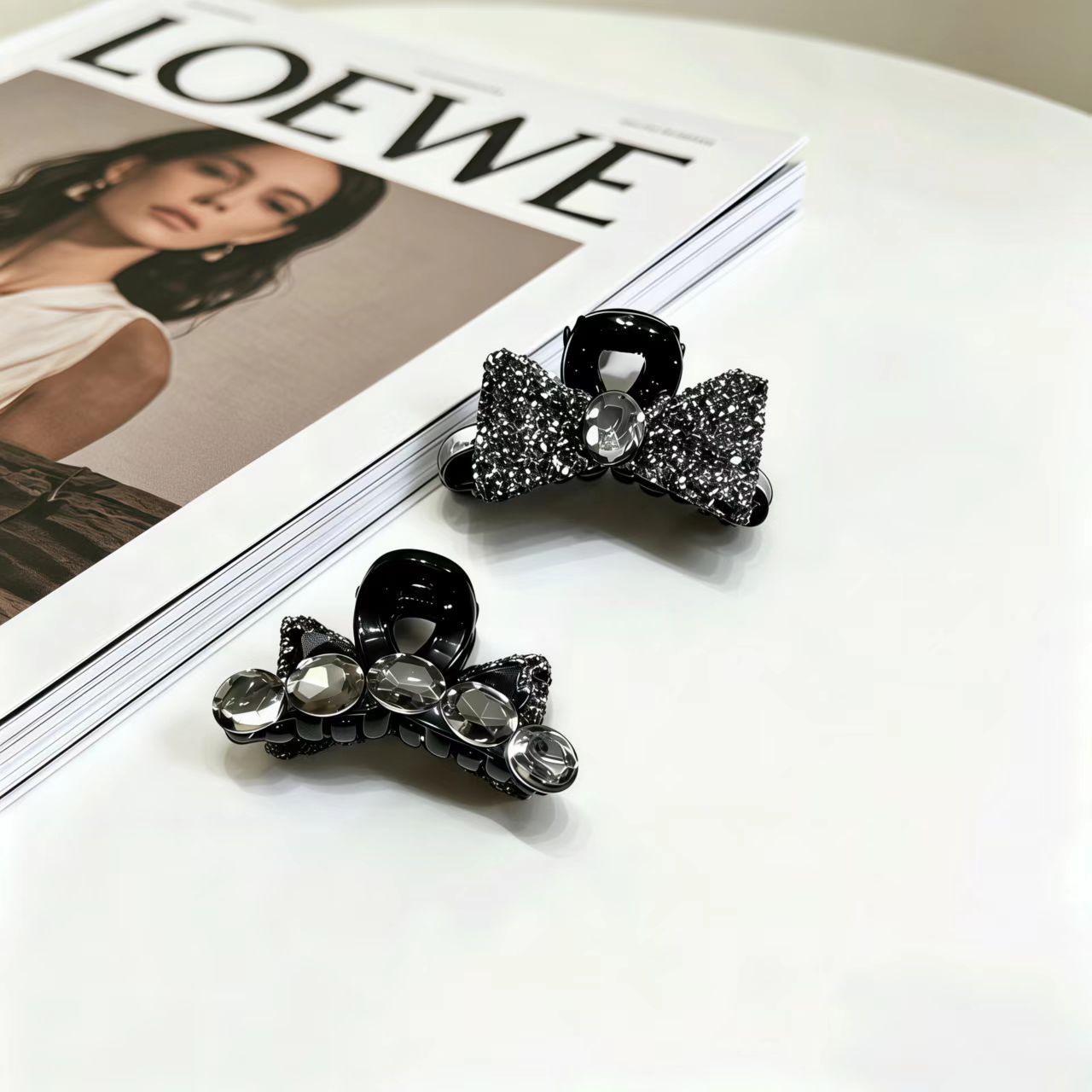 86#【블랙】ab 나비넥타이【4.5cm】