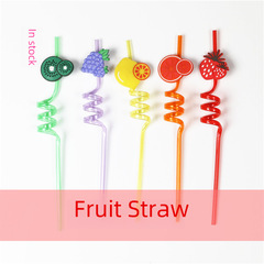 廠家直銷 PET飲料造型吸管  藝術造型吸管 創意水果吸管可重複