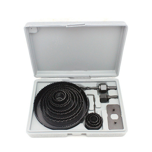 11/16-piece set of woodworking hole opener, multi-functional drilling drill, downlight, gypsum board, wooden board slotting, circular reaming