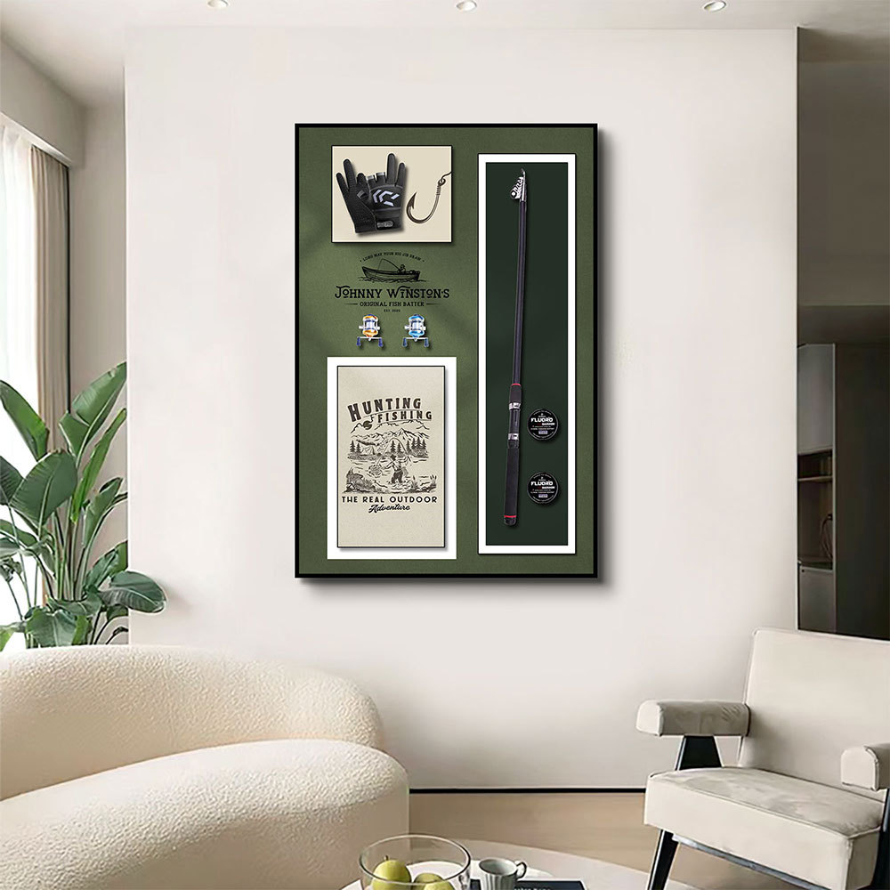 Pintura colgante de pesca de Luya Restaurante junto al mar Restaurante Pescado Mariscos Tienda de productos acuáticos Pescado Tienda Pintura decorativa