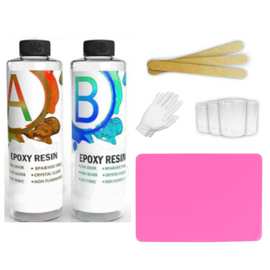 环氧树脂硅胶滴胶模具套件AB胶水闪粉硅胶垫量杯干花滴管字母配件