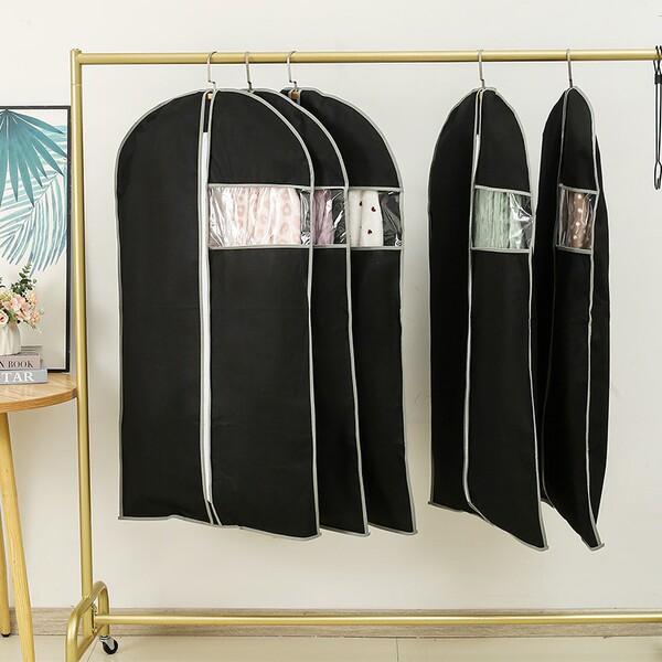 Non-woven Dust Bag Coat Dust Cover Suit Dust Cover Bagging Clothes Storage Dust Cover Logo