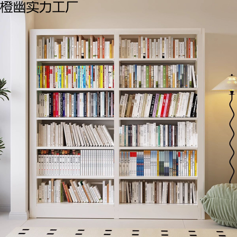 Living Room Steel Library Bookshelf Household Floor-Standing Storage Rack Children's Picture Book Rack Multi-Layer Bookcase Wall Storage Rack