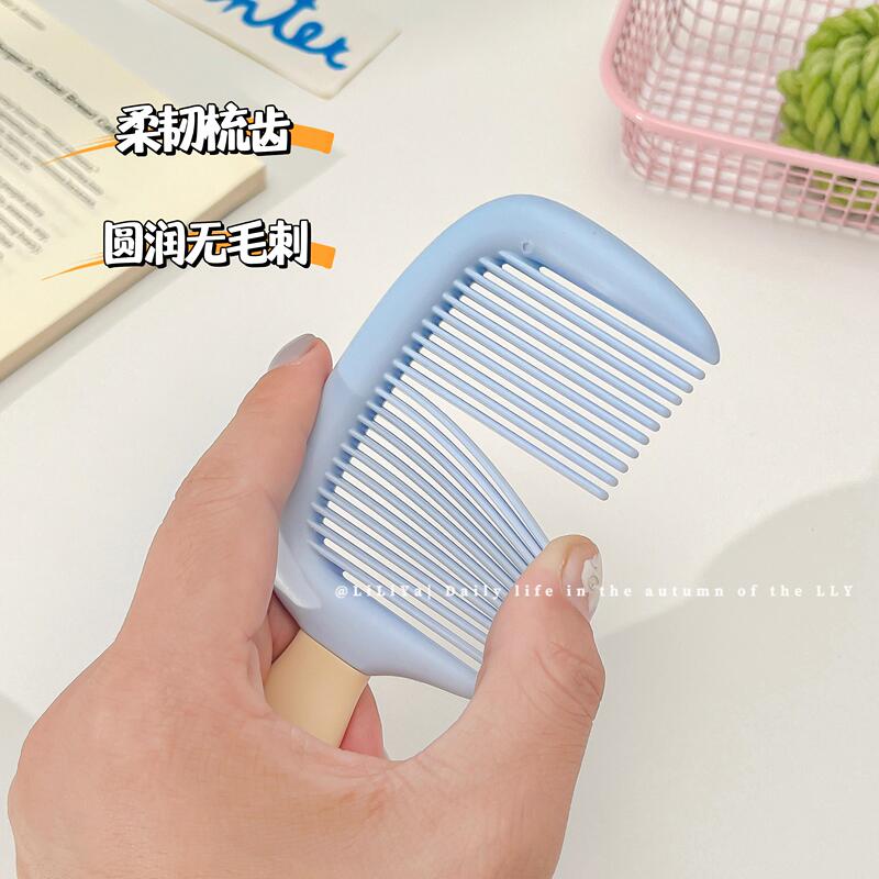 見栄えの良いアイスクリーム帯電防止小中歯子供用コーム厚くて耐久性のある家庭用ポータブルポケットコーム|undefined
