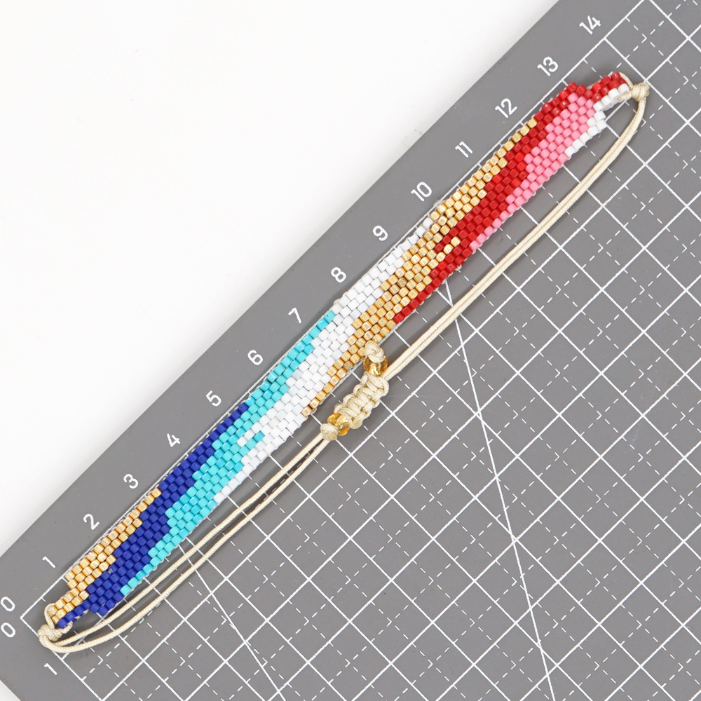 1 Piece Bohemian Geometric Glass Irregular Tassel Womenu0027S Bracelets