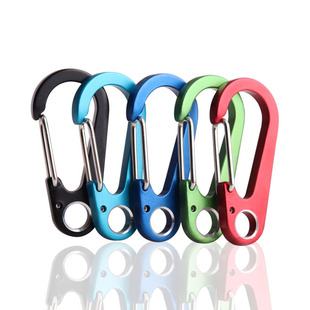 Aluminum Alloy Quick Hook Aviation Aluminum Edc Key Buckle Backpack Lanyard Accessory Carabiner Outdoor Portable Hook