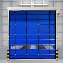PVC快速电动抗风卷帘门 自动感应升降门 无尘车间快速门堆积门