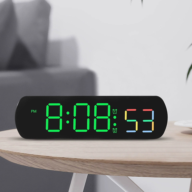 Электронные часы многофункциональные LED будильник температуры, индикация прыжков времени, настенный дисплей, настольные часы, обратный отсчет, ночник
