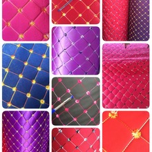 毛巾绣点点花大货车顶棚布包顶专用布绣花布