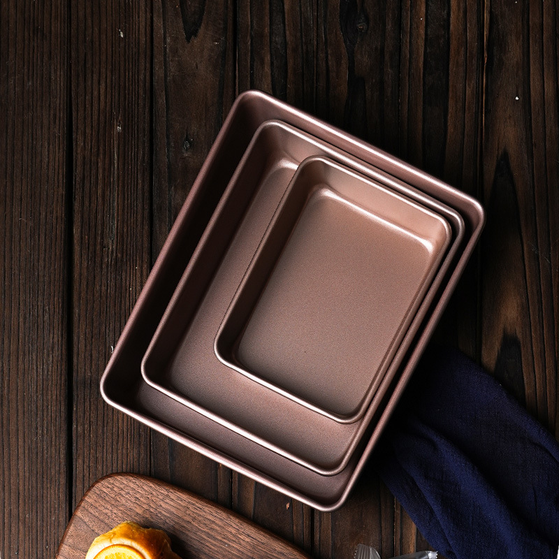 가정용 비 스틱 티라미수 고대 초기 케이크 롤 금형 직사각형 특수 베이킹 도구로 베이킹 트레이 오븐