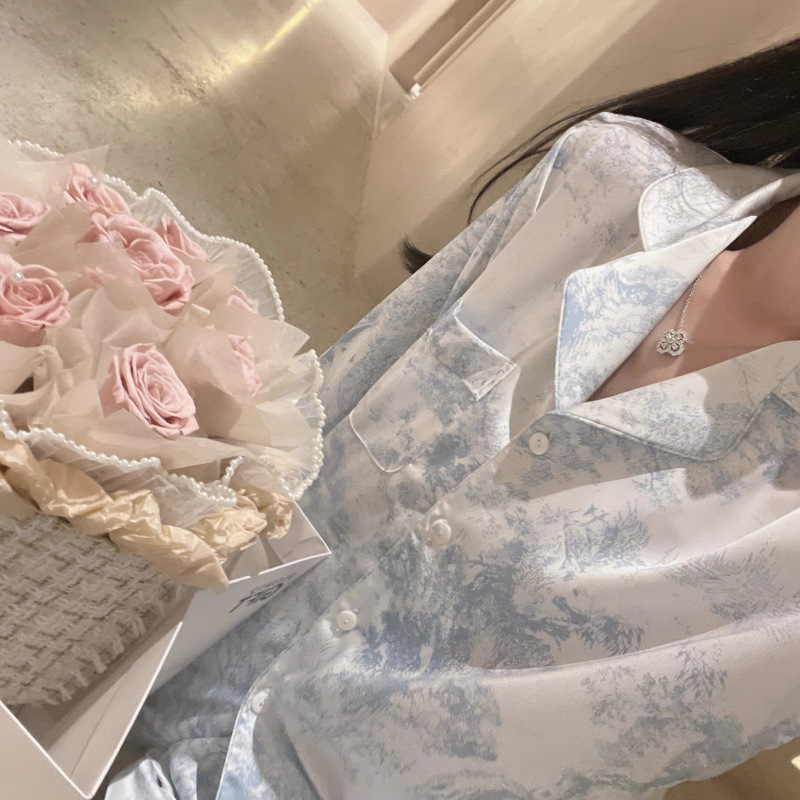 긴#파란색 수묵화