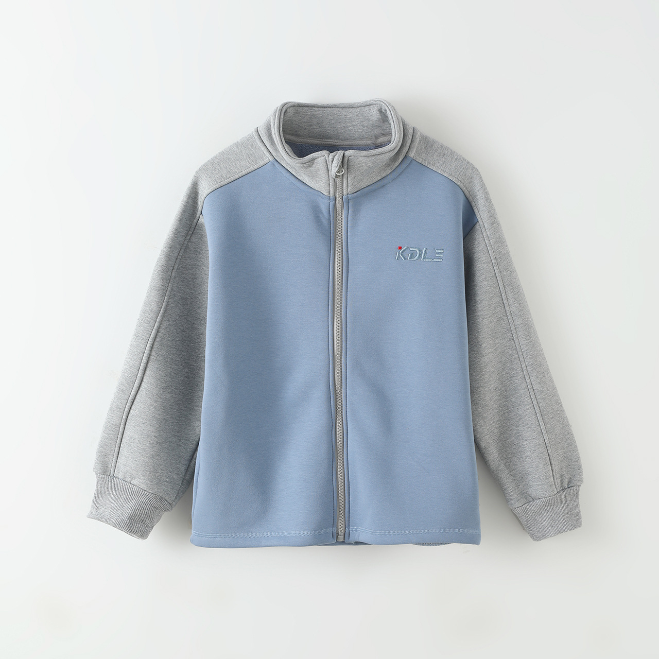 남학생, 여학생, 학생을 위한 새로운 벨벳 아동용 재킷, 다용도 스탠드업 칼라 지퍼 가디건, 아우터용 컬러 블록 탑