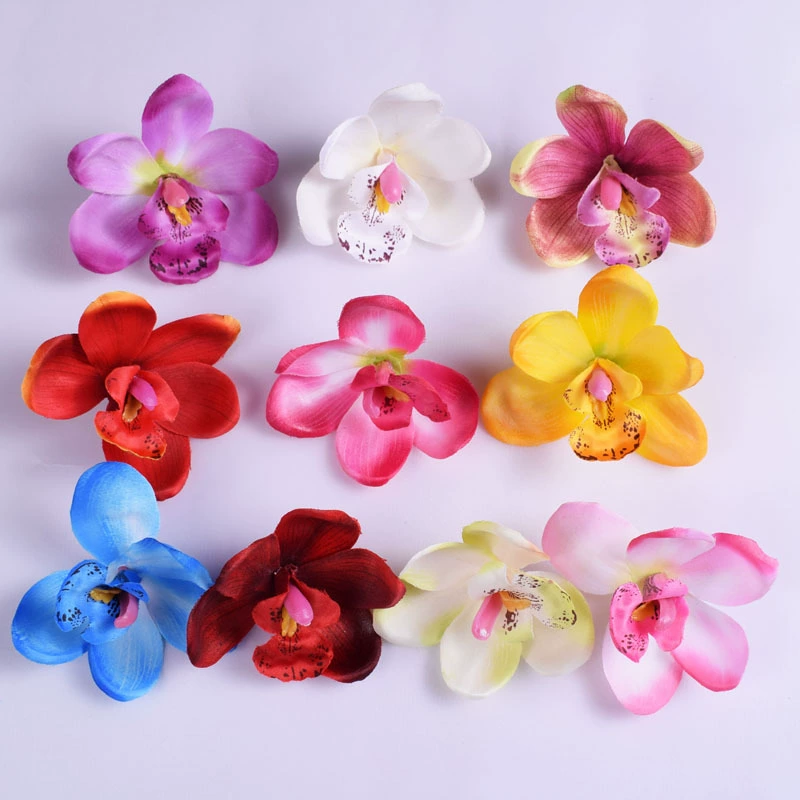 Симулятор орхидеи Фалинопсис DIY DIY имитация цветка головка цветок прическа аксессуары для дома свадебной вечеринки