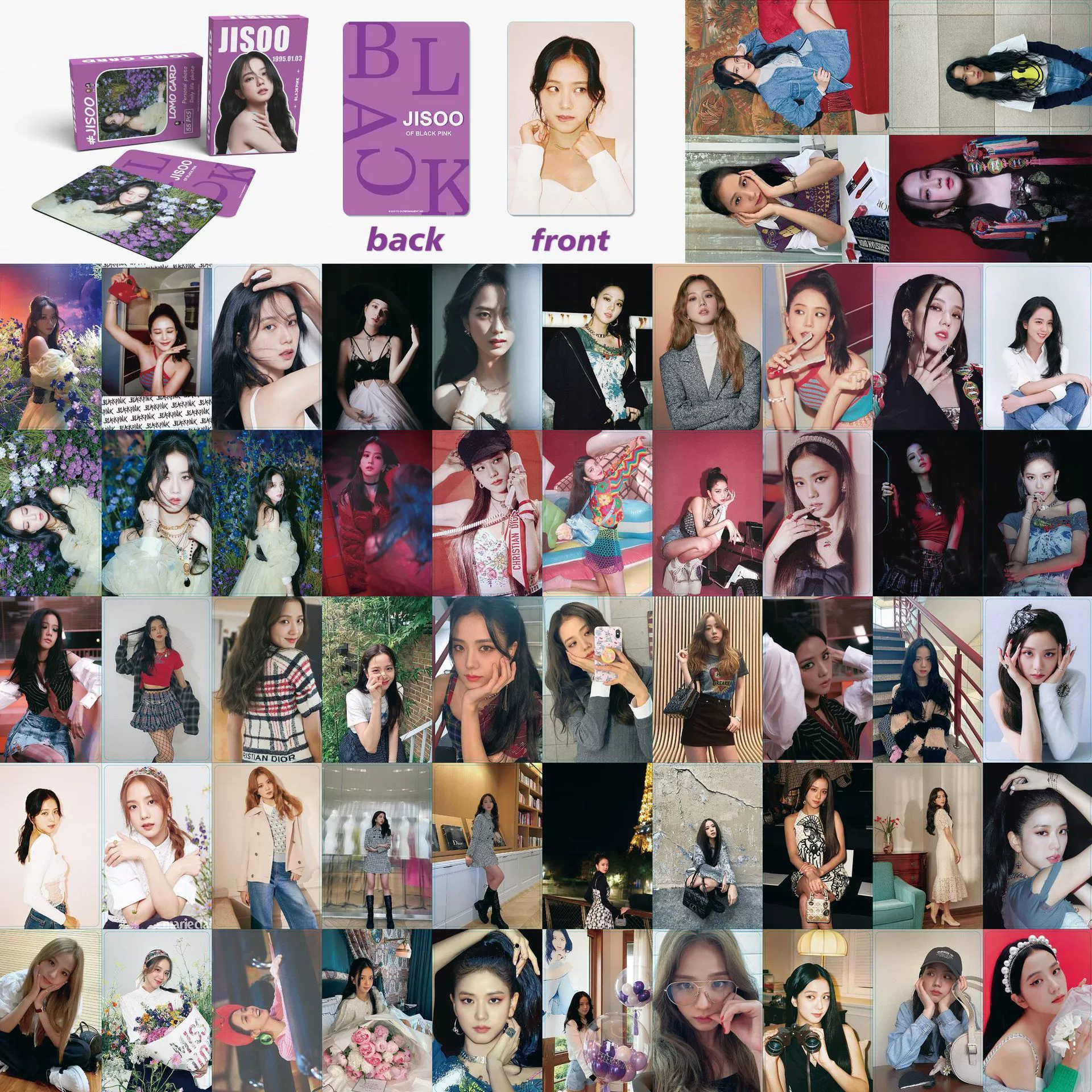 Подходит для новой обложки альбома Blackpink?small card поддерживающий вентилятор фан новый постер фото lisa Jin Zhixiu Pucai YOMO