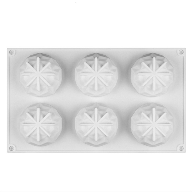 �ֻ� 6��3D��ʯ����Ľ˹�轺����決ģ��diy�決�þ�cake mold