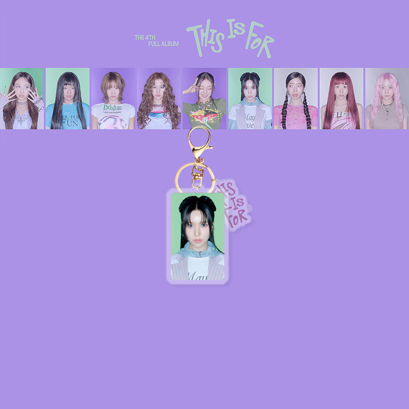 twice 新专辑 亚克力钥匙扣钥匙挂件 周边同款|undefined