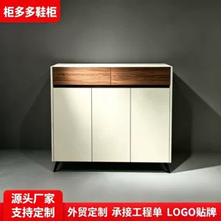 鞋柜家用入户室内玄关大容量板式2026新款极简工厂批发多层鞋柜