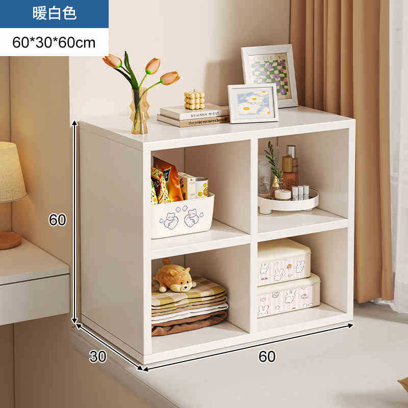 Librería pequeña en el balcón, ventana salediza, estantería, alféizar de la ventana, armario de almacenamiento, armario de almacenamiento, estante dividido de varias capas simple