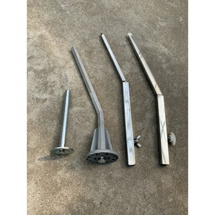 Clothing Props Model Matching Bracket Shoe Rack/Shoe Rod Tempered Glass/Brushed/Stainless Steel Mirror Base