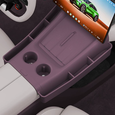 Suitable for Xiaomi YU7 central Anti-slip mat - iris-purple-upper-layer