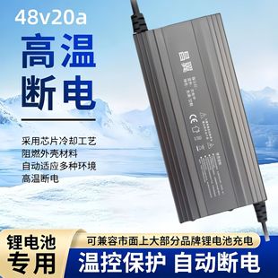 48V54.6V58.4V58.8V20A Lithium Iron Phosphate Battery Charger Tourist Sightseeing Car Golf Cart