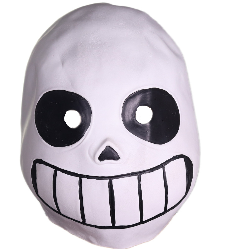Juego undertale bajo la leyenda máscara Halloween partido personalidad vestido Cosplay Sans cabeza cubierta