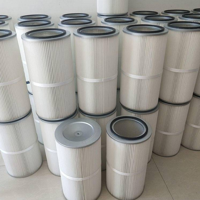 厂家批发焊烟阻燃除尘滤筒无纺布聚酯纤维空气净化器配件智环过滤