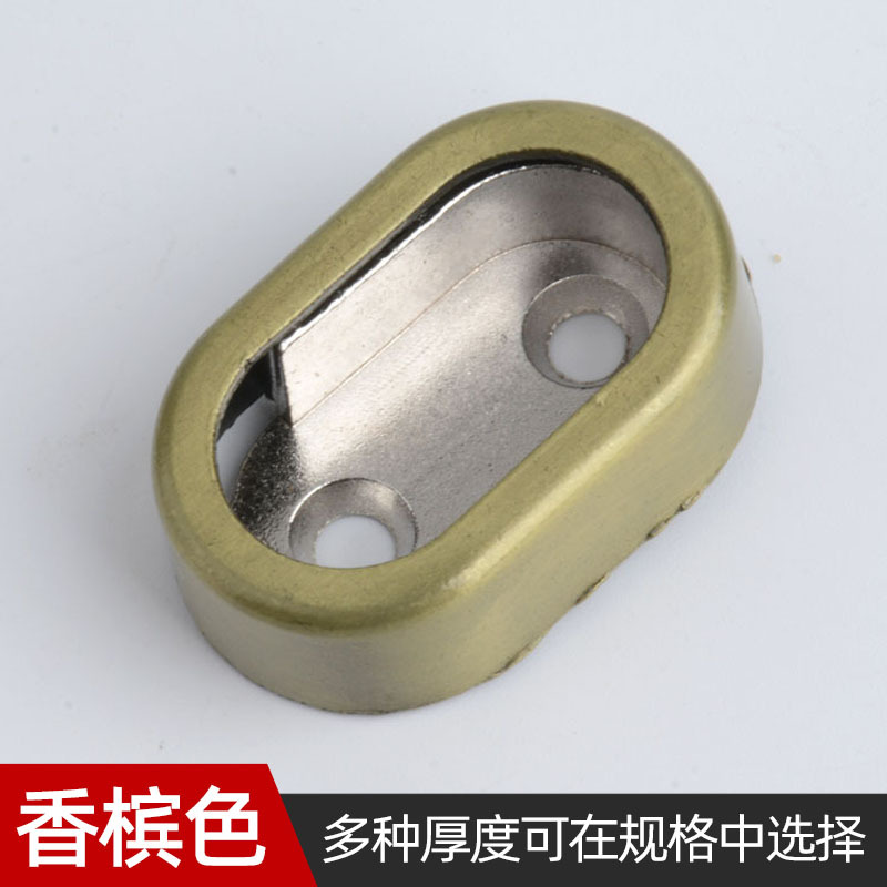 Armario ropa Polo engrosada aleación de aluminio doble costilla dormitorio gabinete barra transversal ropa Polo tubo brida asiento al por mayor