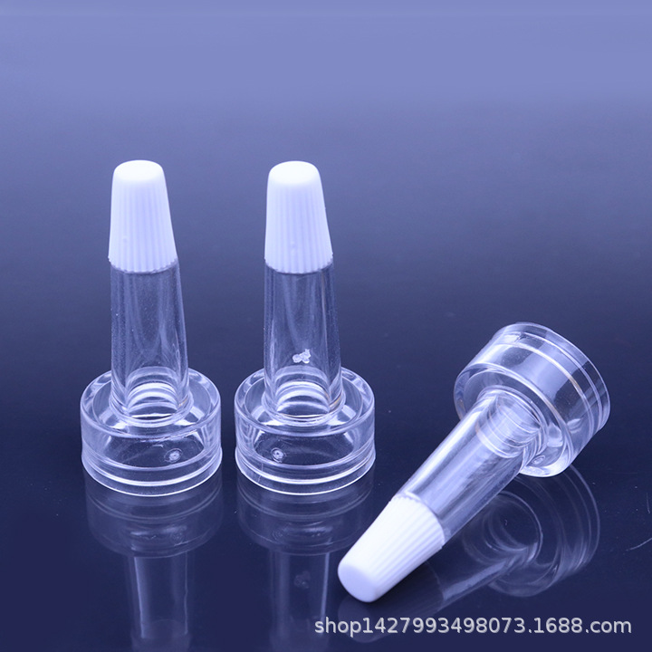 现货供应西林瓶专用 15口软性无味喇叭滴头 用于化妆品原液喇叭头