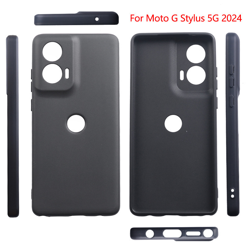 Suitable for Motorola Moto g Stylus 5g 2024 Mobile Phone Case Matte Black Tpu Protective Soft Case Suitable for Motorola Moto g Stylus 5g 2024 Mobile Phone Case Matte Black Tpu Protective Soft Case
