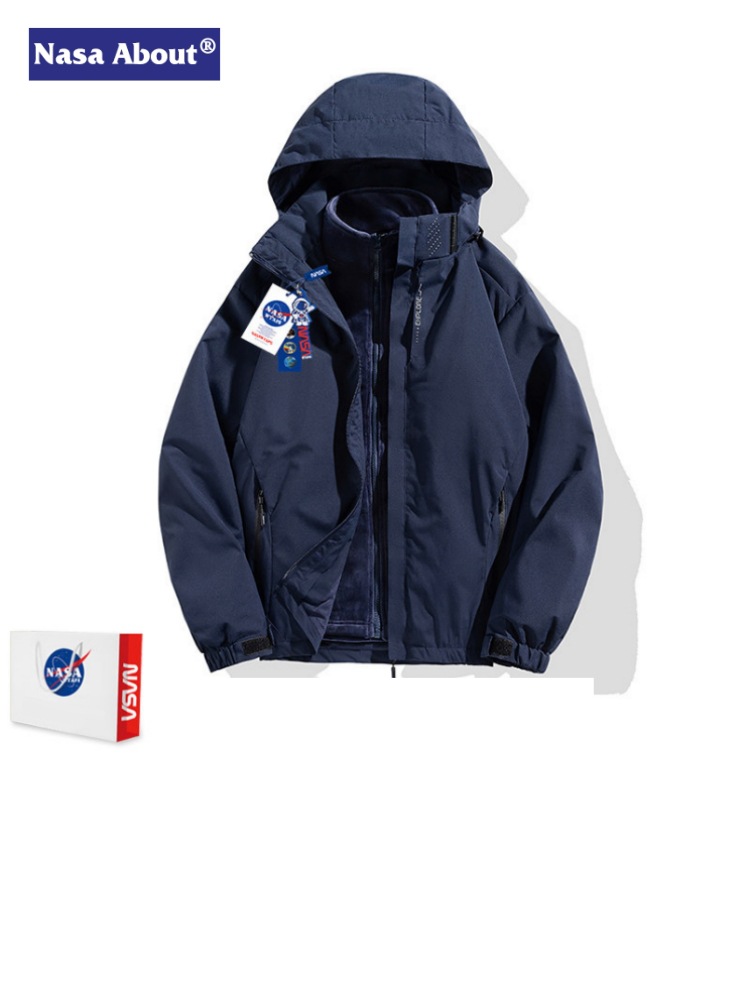NASA Acerca de la chaqueta de asalto para hombres primavera y otoño 2026 nueva chaqueta de moda americana para parejas