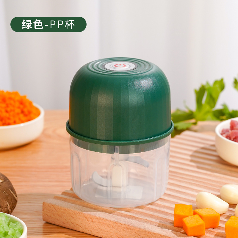 JLL7003迷你电动捣蒜器Type-c充电儿童辅食无线搅拌料理机源头厂|undefined