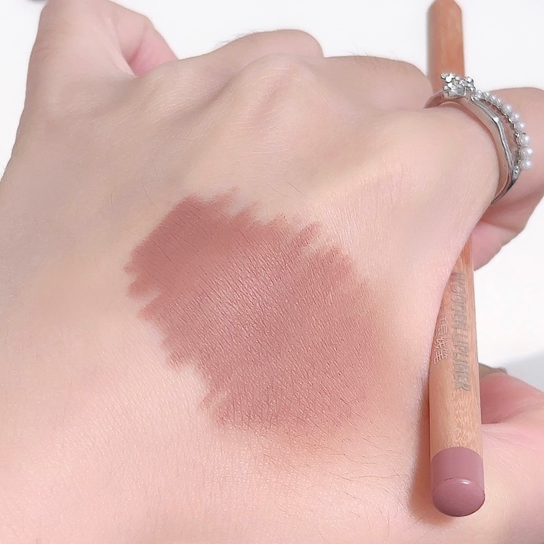 SWEET MINT Wooden Lip liner Pen Matte waterproof nude color for women's lip modification, outlining a natural and chubby lip shape undefined