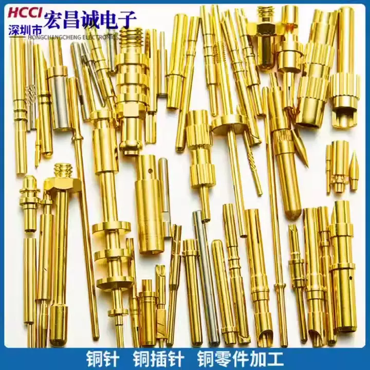 冠簧插孔定制 卡簧插孔香蕉头公母针 焊接公母针汽车新能源插针
