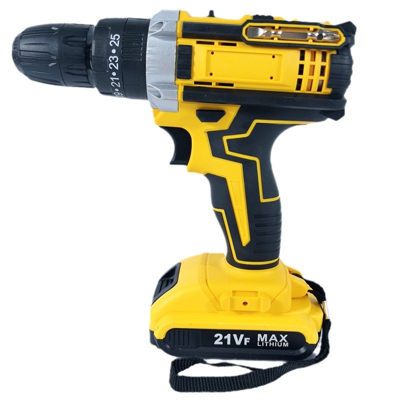 Comercio exterior Dewei tipo taladro de mano taladro de impacto taladro de pistola pequeña taladro de litio herramienta eléctrica multifunción recargable eléctrica