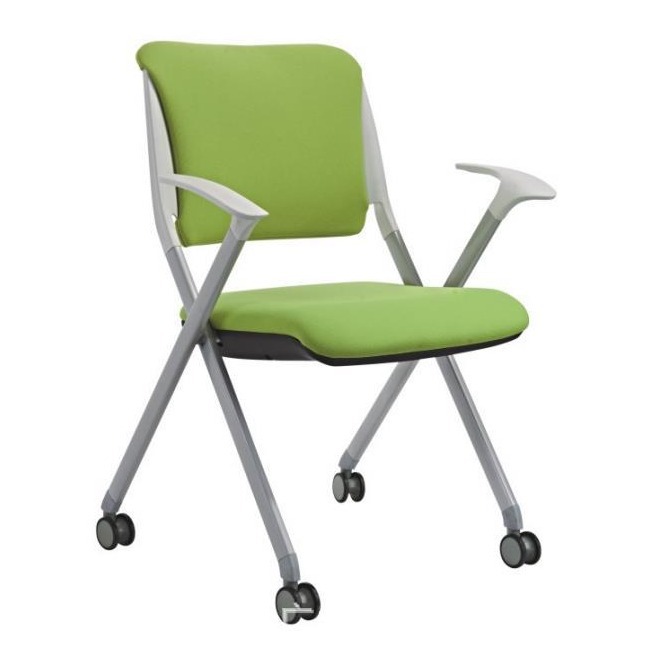 silla de capacitación escolar, silla de conferencia de alta calidad, silla de asiento de esponja suave, silla de conversación casual, silla de oficina del personal image 3