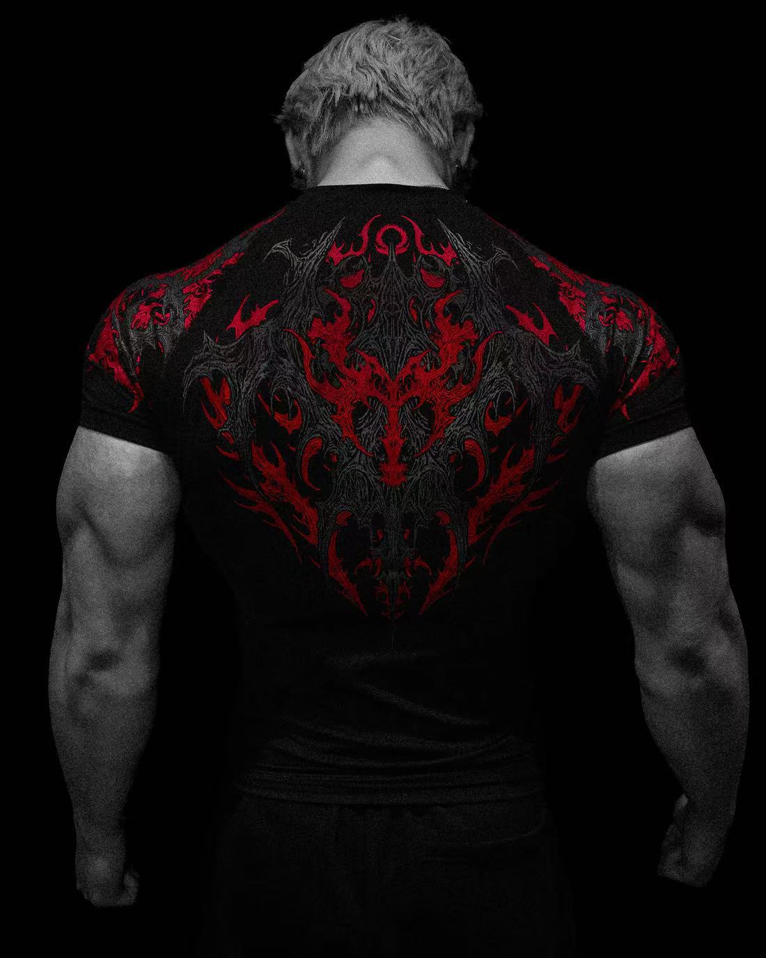 Breathedivinity Venom Purgatory Quick-Dry Short-Sleeve Fitness Sports Shapewear Compression Shirt For Men And Women 008_viptrois.com