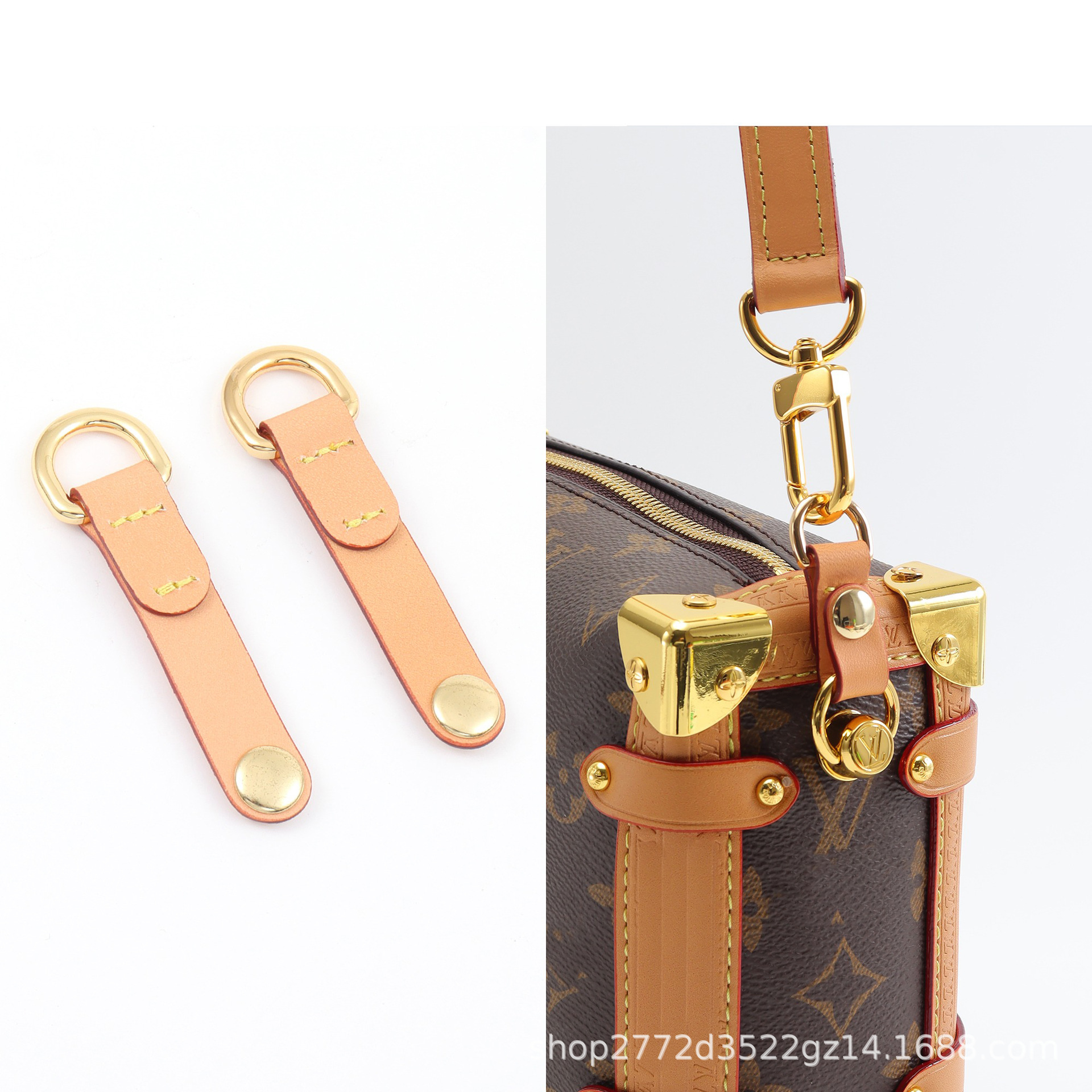 Adecuado para bolsa de caja suave correa de hombro modificación lateral tronco axila crossbody anti-desgaste hebilla Correa Accesorios