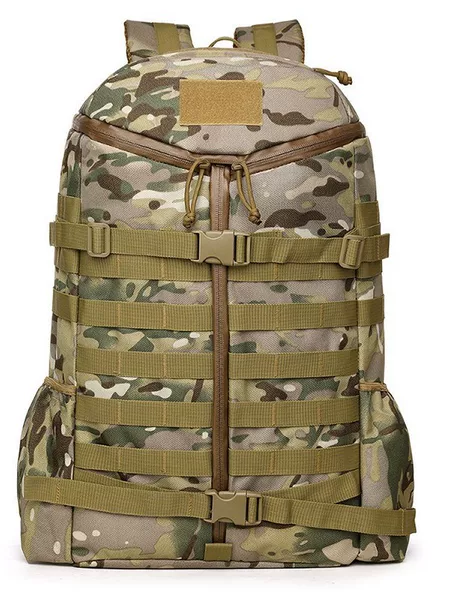 Cross-Border Outdoor Camouflage Backpack, Leisure Camping, Hiking, Mountain Climbing, Cycling, Multi-Functional Large-Capacity Tactical Backpack