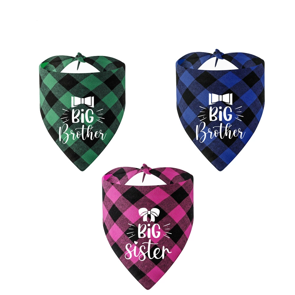 Производитель в наличии трансграничный популярный хлопок случайный собака Слюна полотенце воротник мультфильм животное треугольник шарф оптом