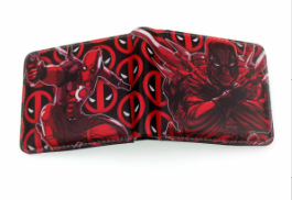 Deadpool deadpool cartera corta Marvel Avengers superhéroe pu cambio cartera